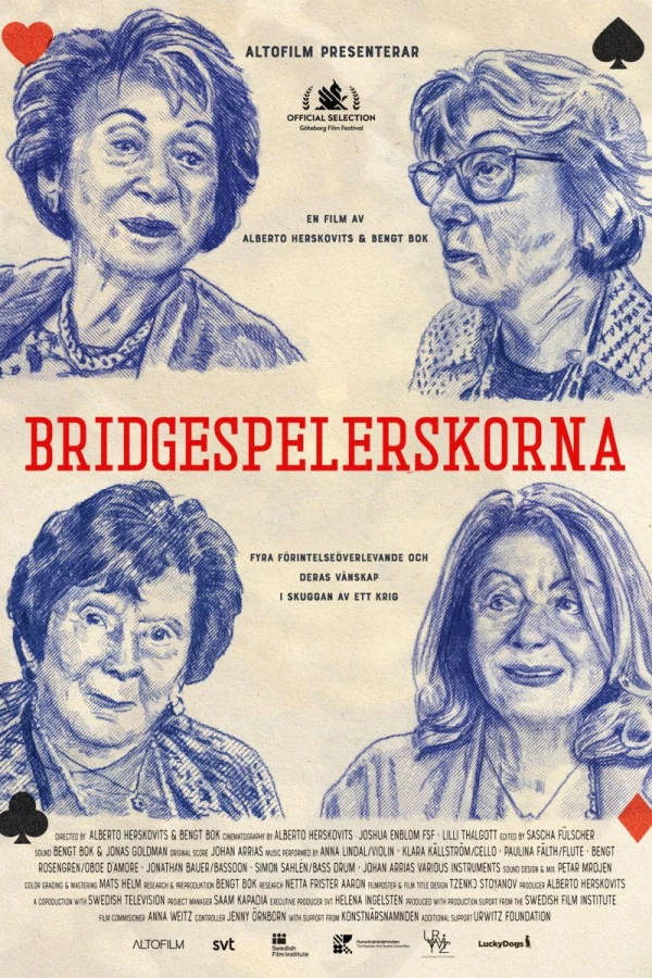 Bridgespelerskorna Poster