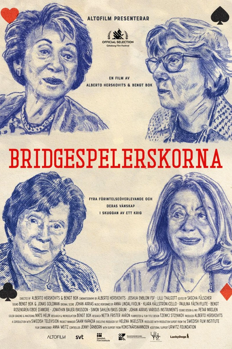 Bridgespelerskorna Poster