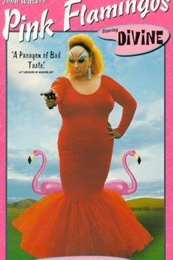 Pink Flamingos Poster