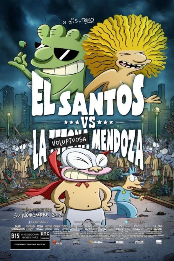 El Santos vs la Tetona Mendoza Poster
