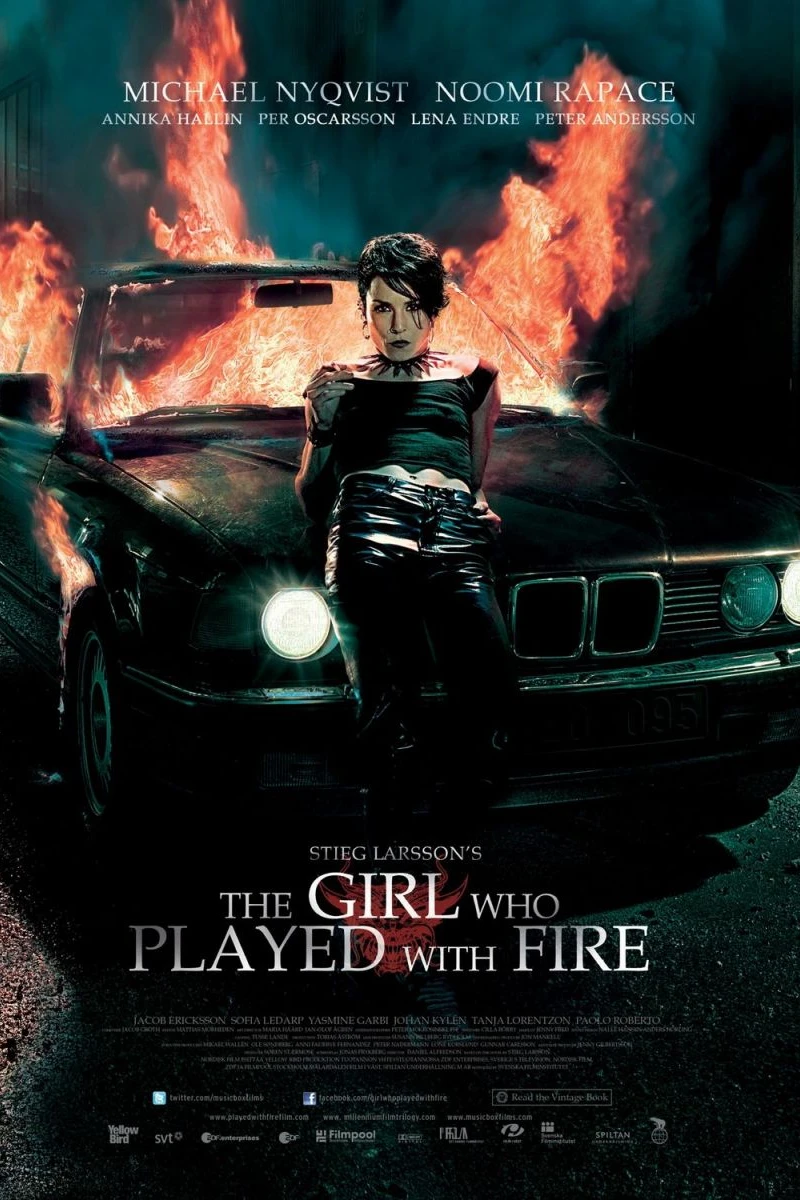 Flickan som lekte med elden Poster