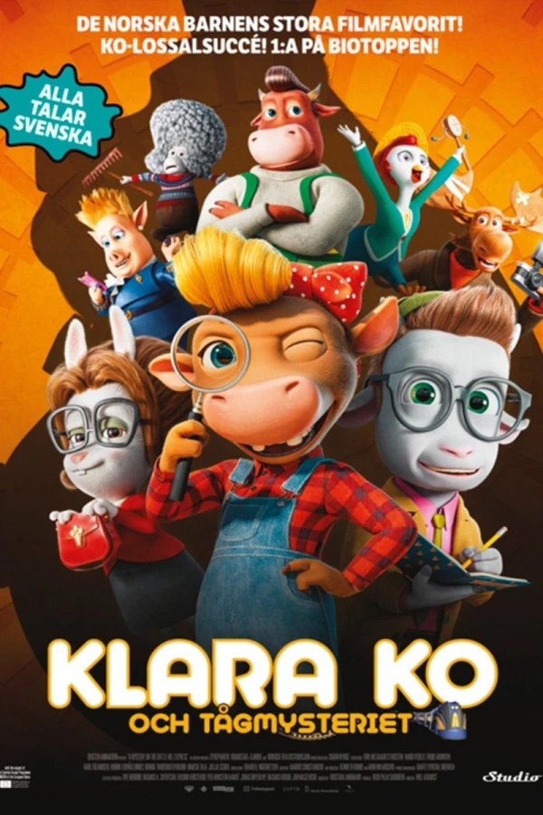 Klara Ko och tågmysteriet Poster