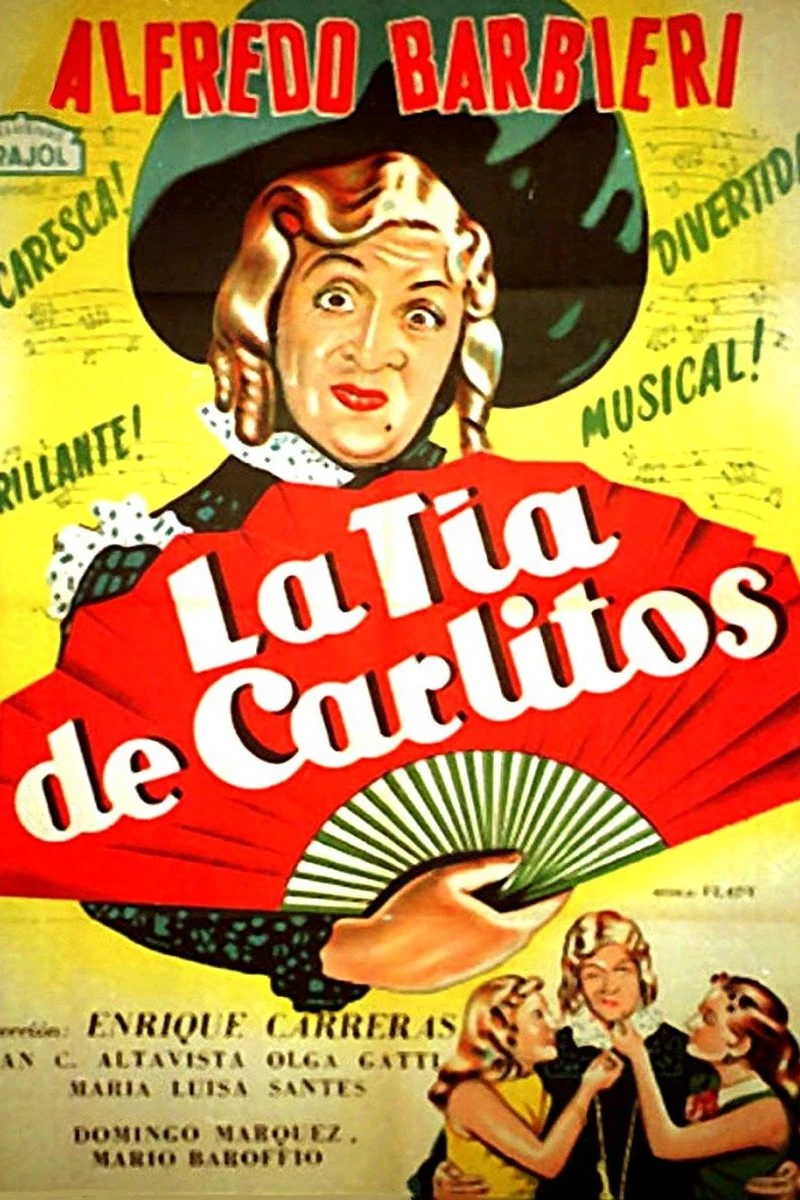 La tía de Carlitos Poster