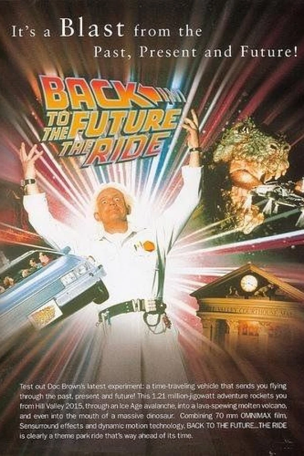 Back to the Future... The Ride Poster