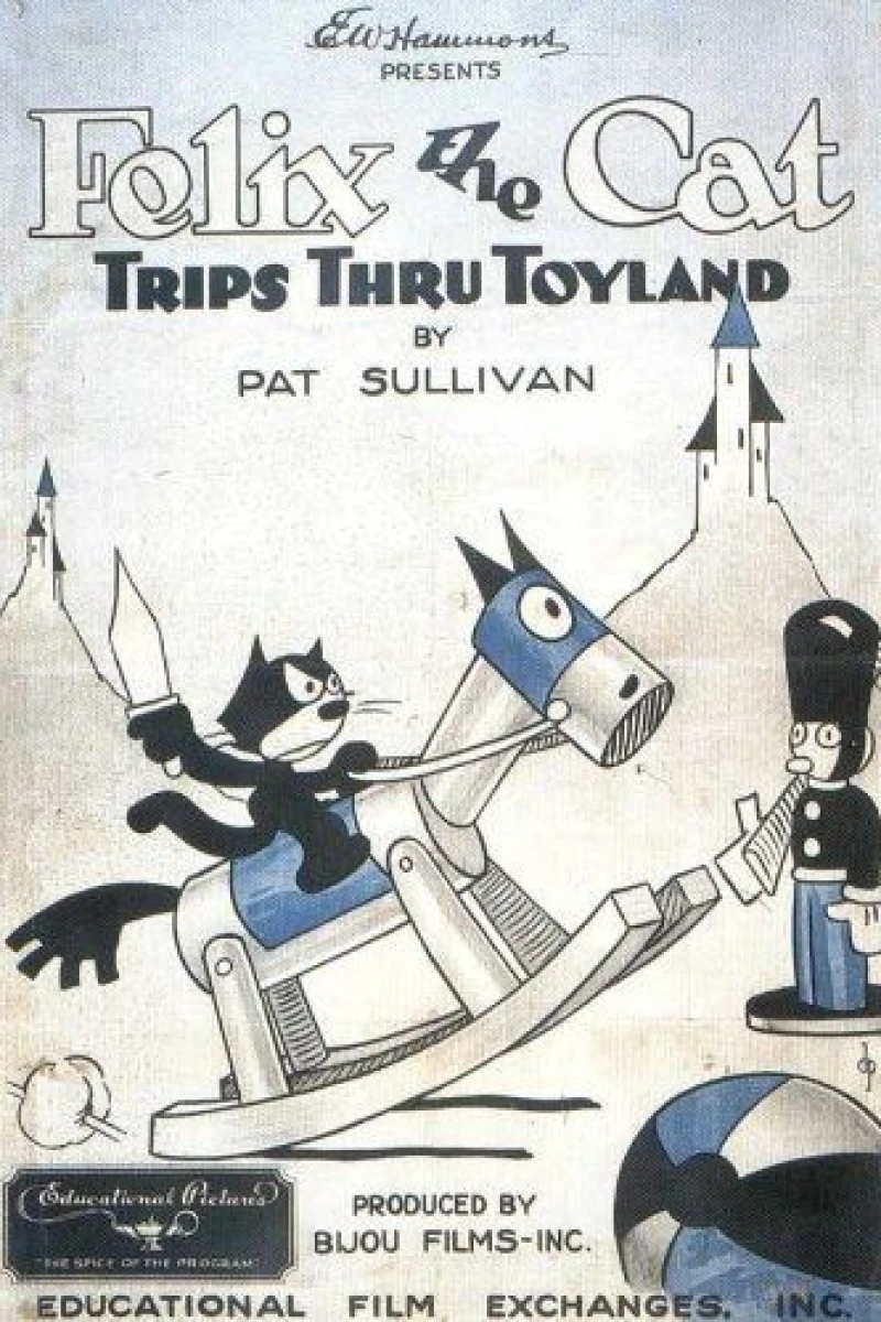 Felix the Cat Trips Thru Toyland Poster