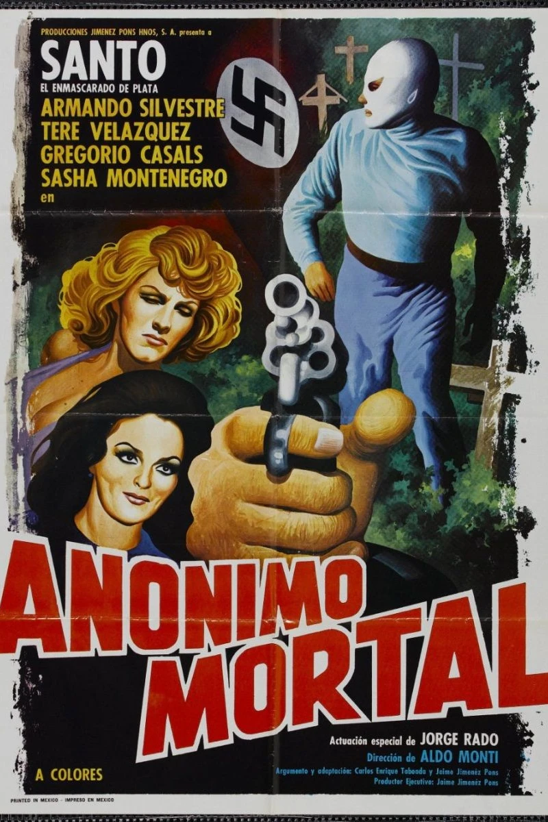 Santo en Anónimo mortal Poster