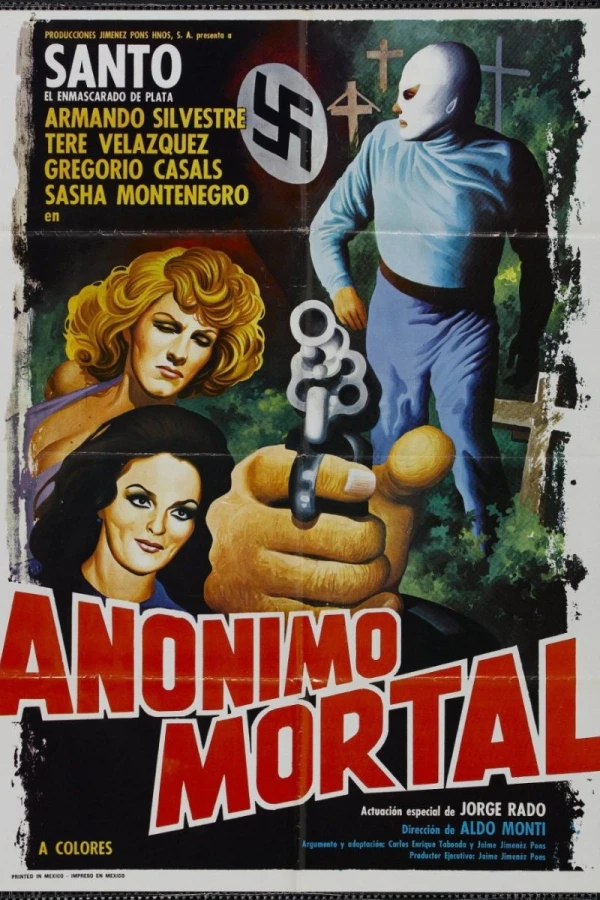 Santo en Anónimo mortal Poster