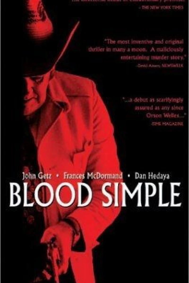 Blood Simple. Poster