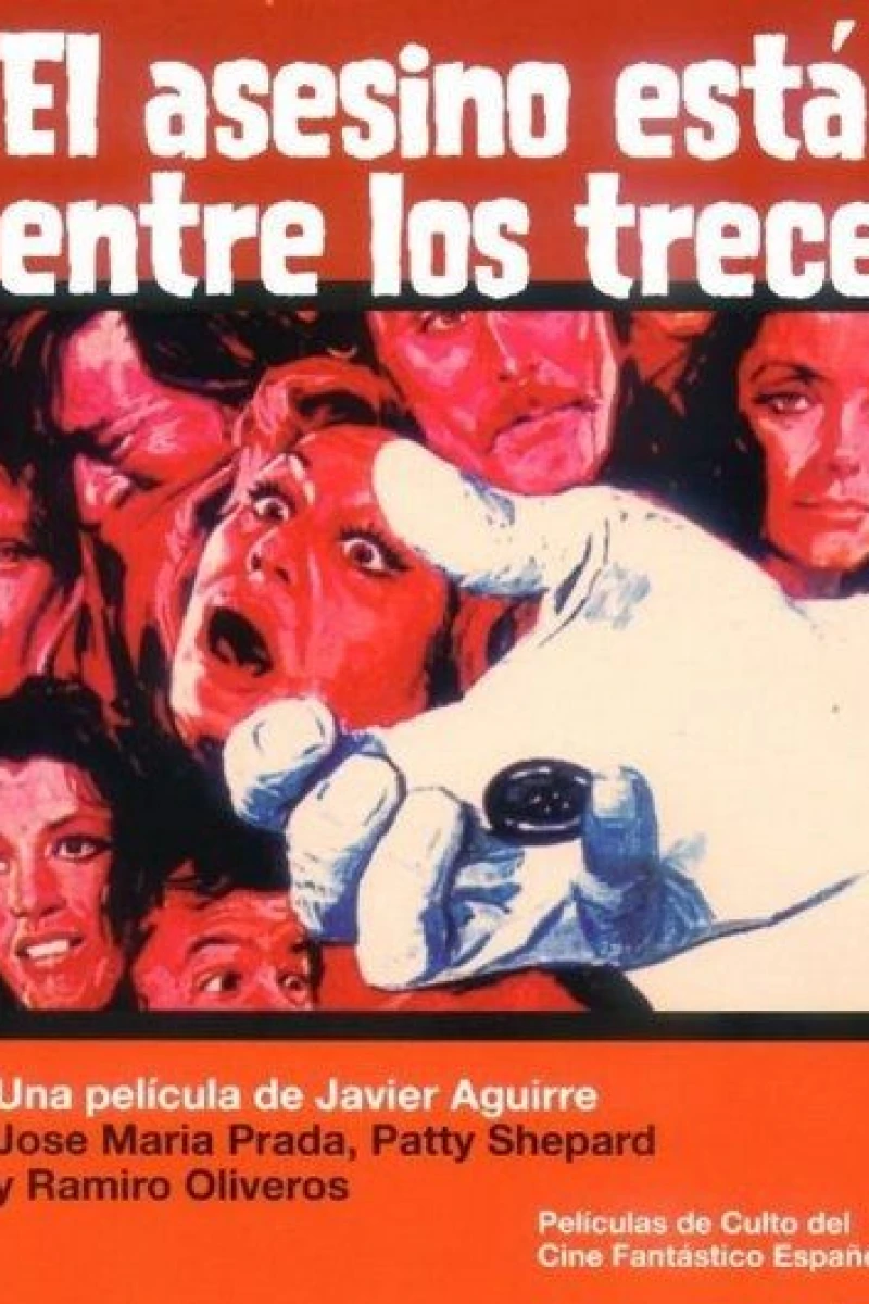 El asesino está entre los trece Poster