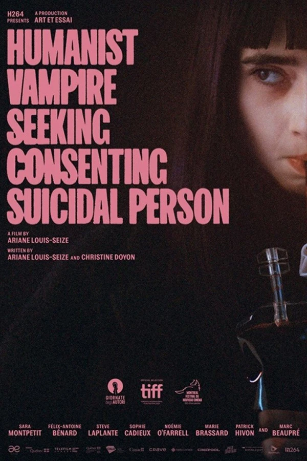 Humanistisk vampyr söker frivillig självmordsbenägen person Poster
