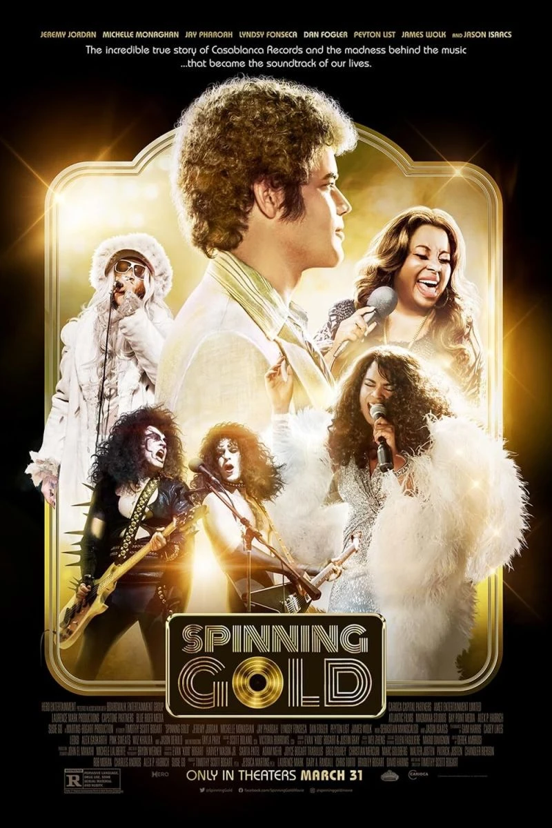 Spinning Gold Poster