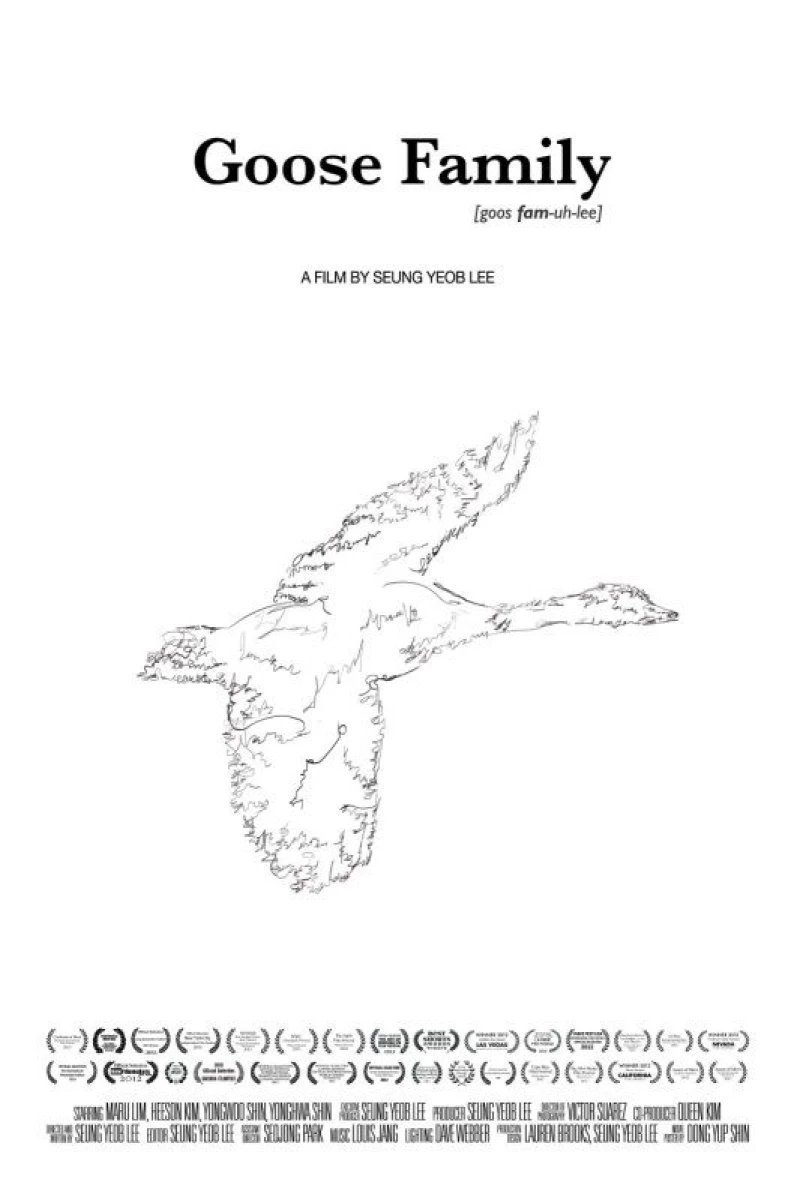 Goose Family Poster