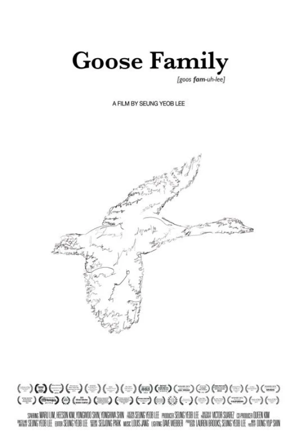 Goose Family Poster
