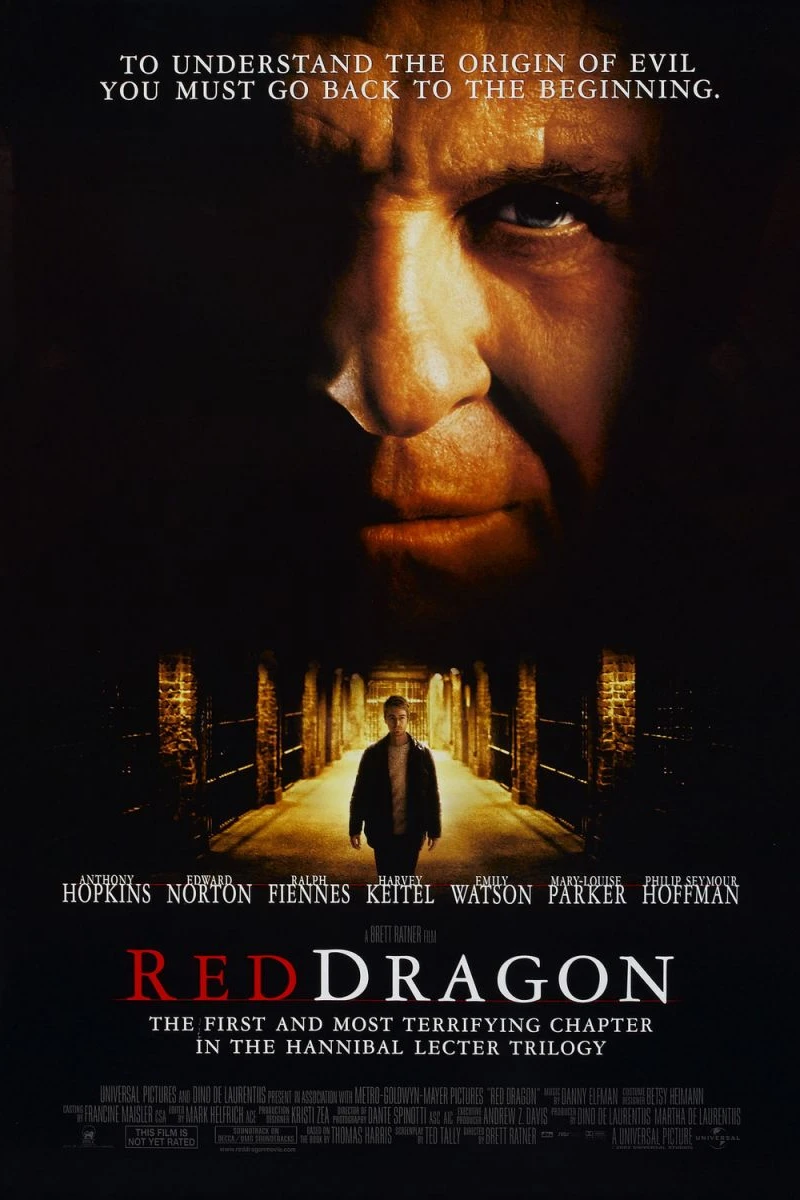 Röd drake Poster