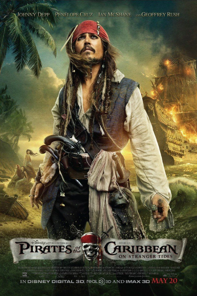 Pirates of the Caribbean I främmande farvatten Poster