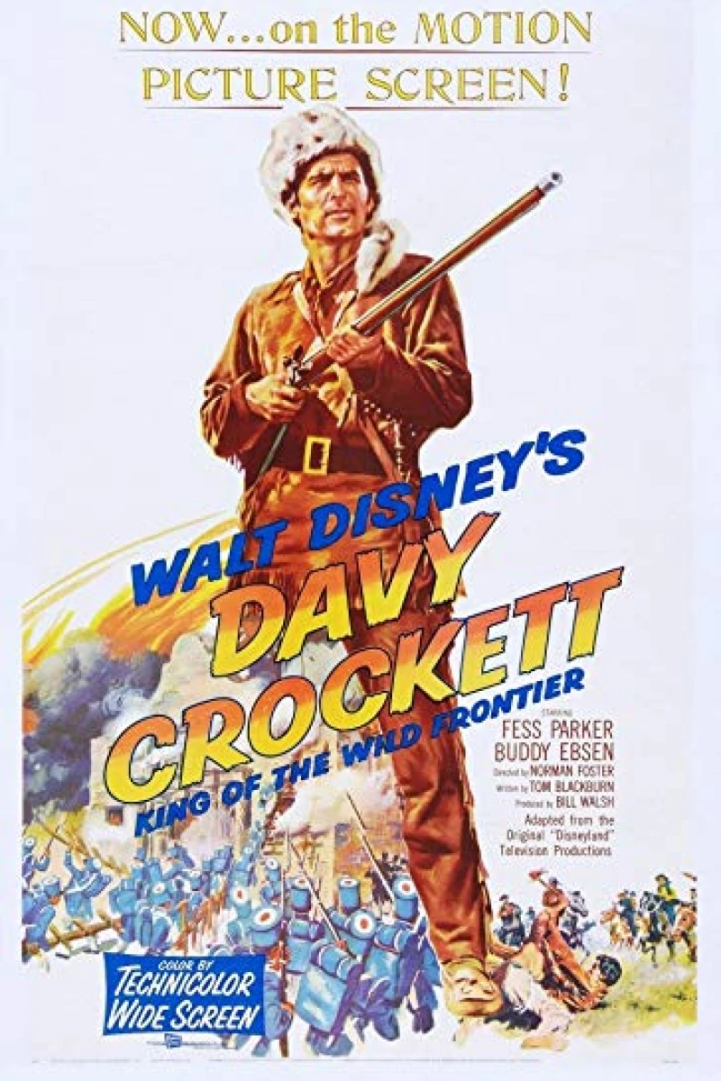 Davy Crockett: vildmarkens hjälte Poster