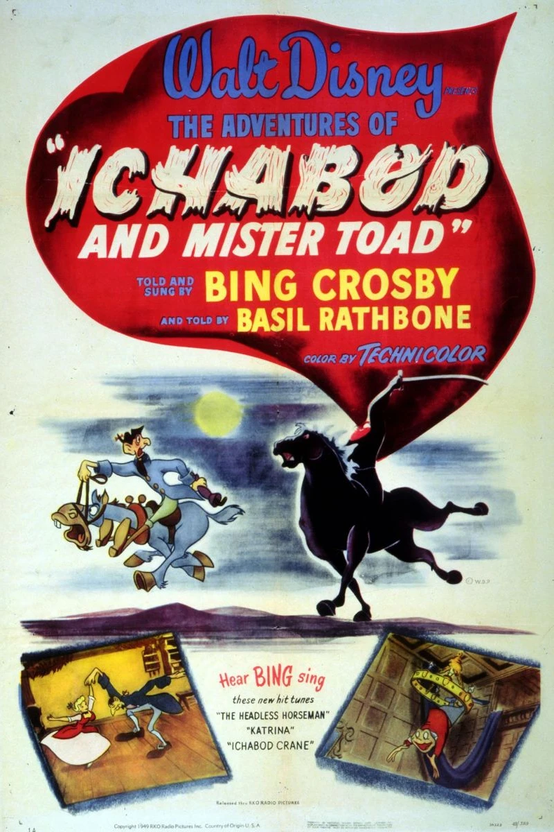 Det susar i säven Ichabods äventyr Poster