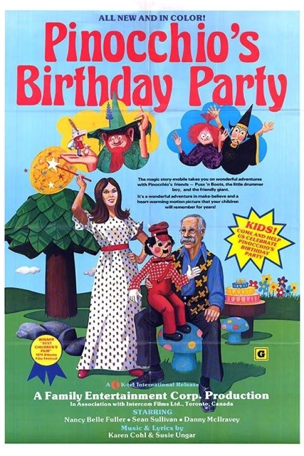 Pinocchio's Birthday Party Poster