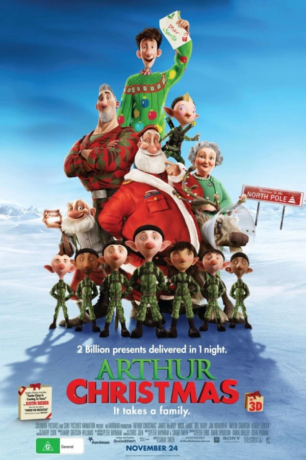 Arthur och julklappsrushen Poster