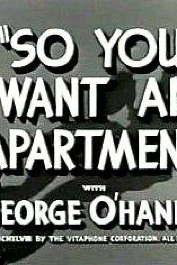 So You Want an Apartment Poster