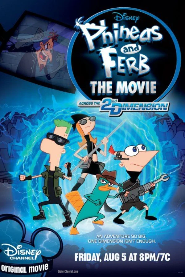 Phineas och Ferb filmen: Den 2:a dimensionen Poster
