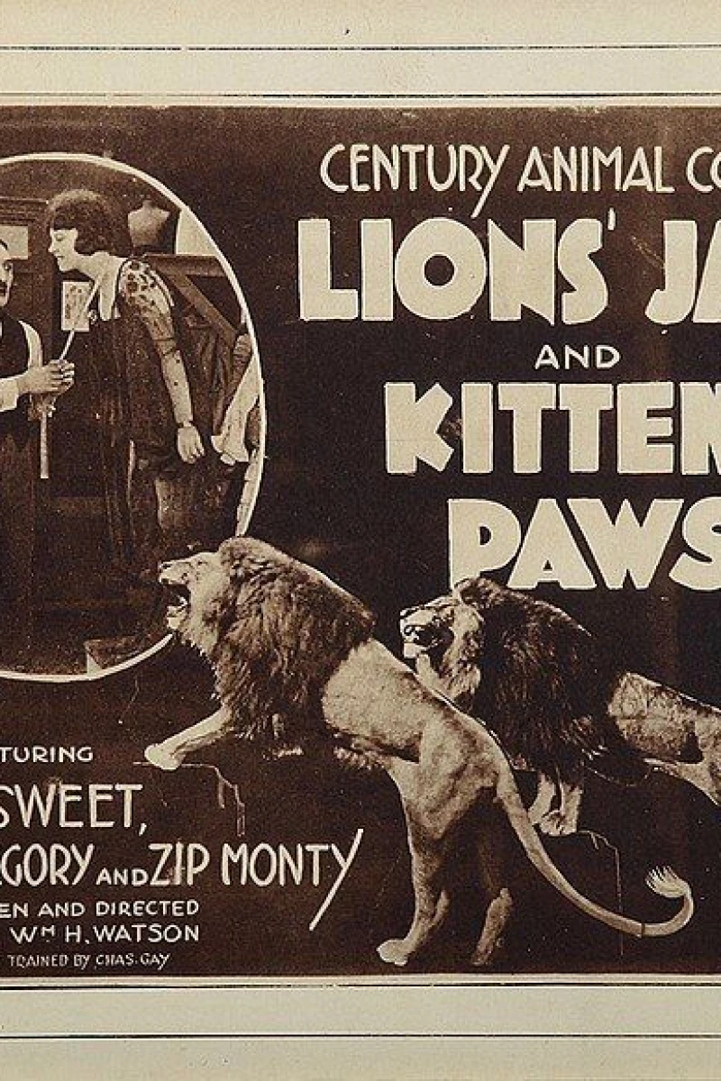 Lion's Jaws and Kitten's Paws Poster