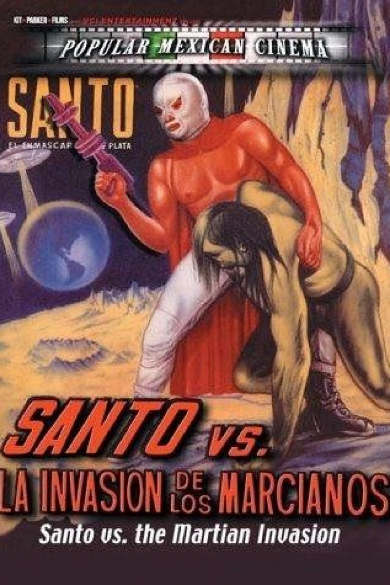 Santo el Enmascarado de Plata vs 'La invasión de los marcianos' Poster
