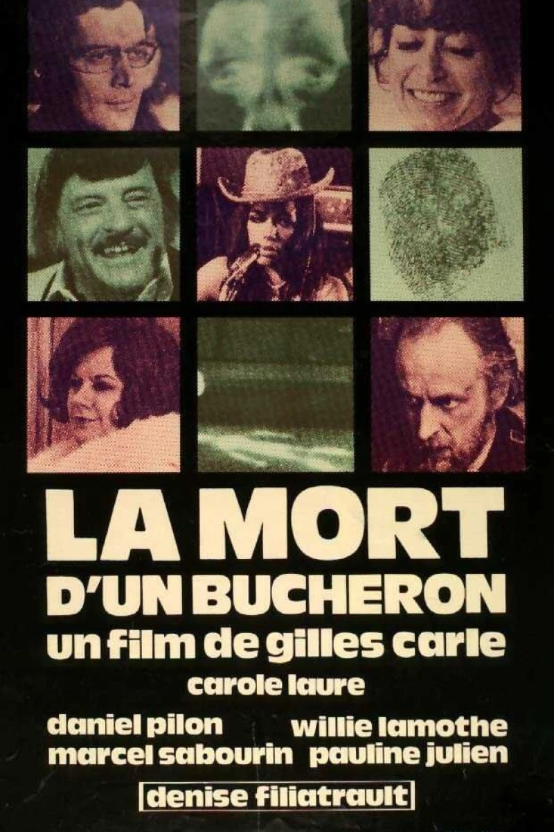 La mort d'un bûcheron Poster