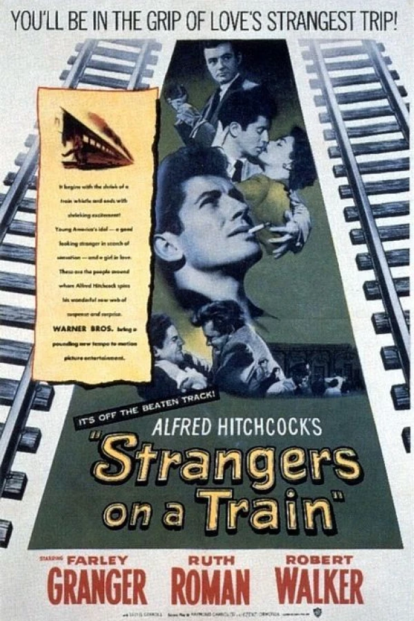 Främlingar på tåg Poster