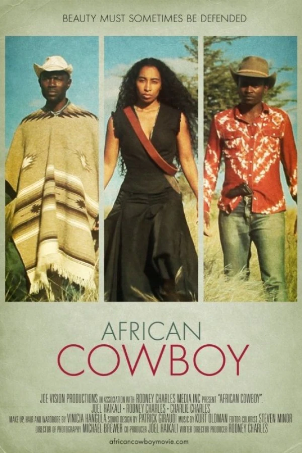 African Cowboy Poster