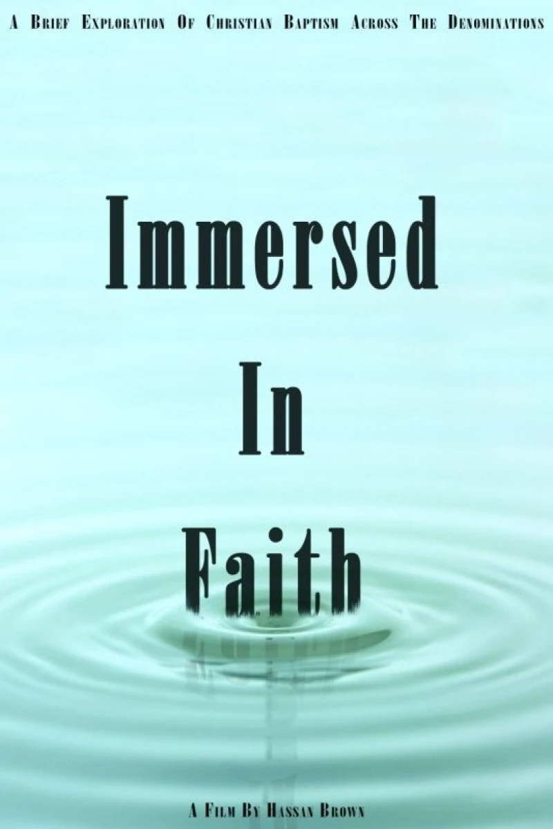 Immersed in Faith Poster