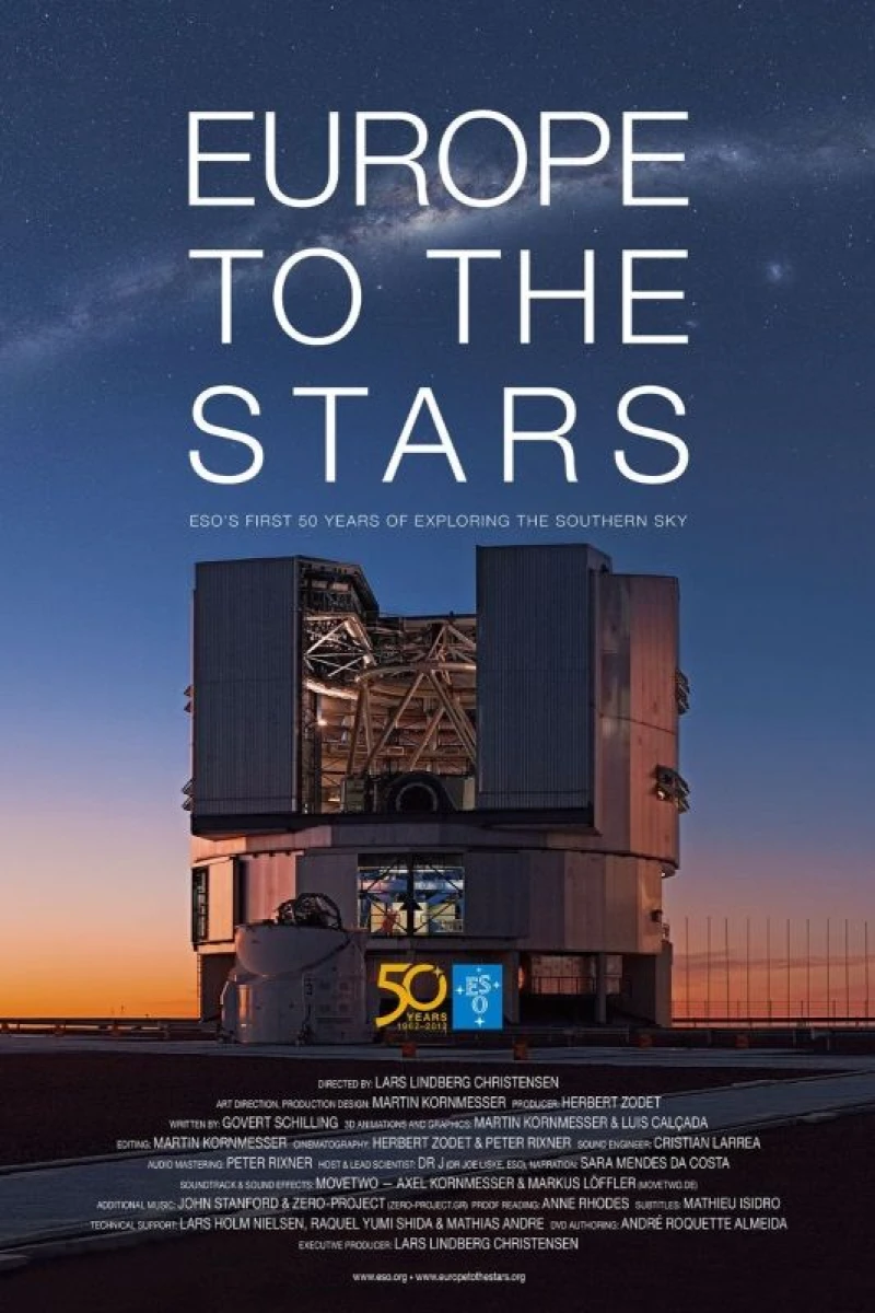 Europe to the Stars: ESO's First 50 Years of Exploring the Southern Sky Poster