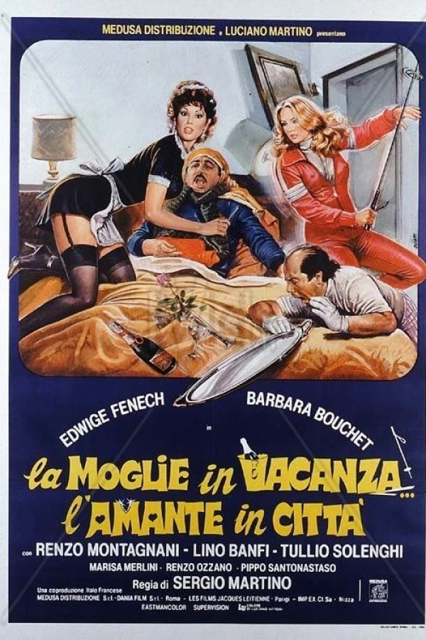 La moglie in vacanza... l'amante in città Poster