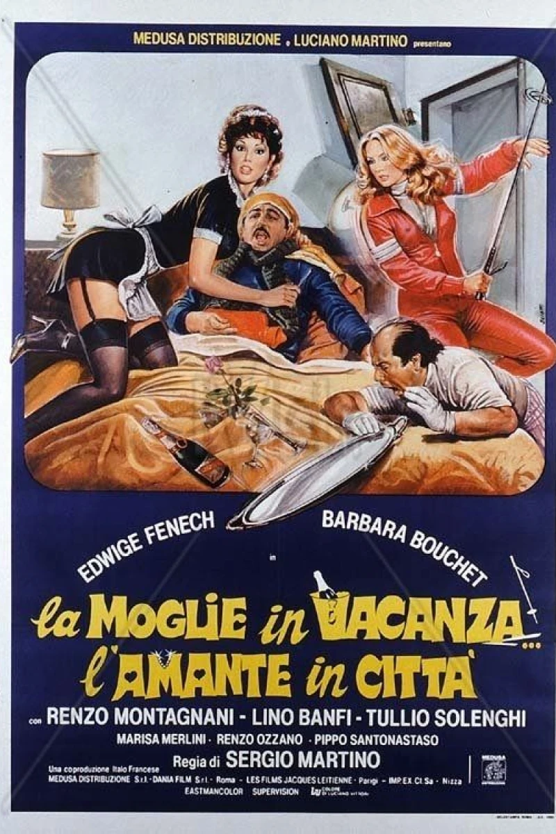 La moglie in vacanza... l'amante in città Poster