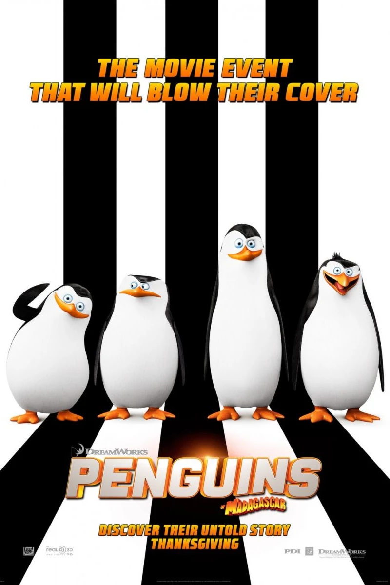 Pingvinerna från Madagaskar Poster