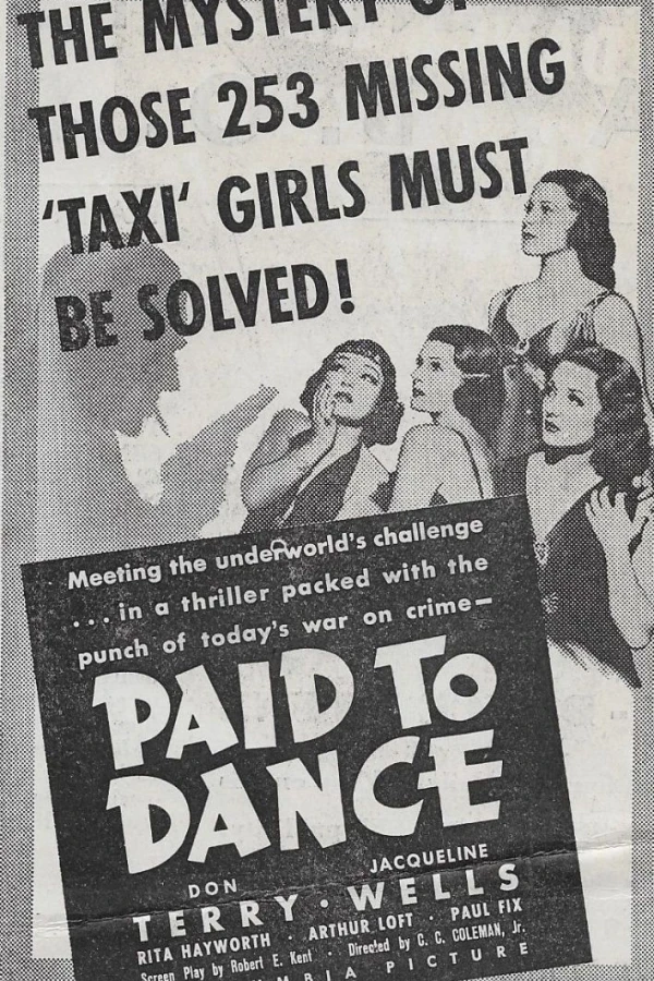 Paid to Dance Poster