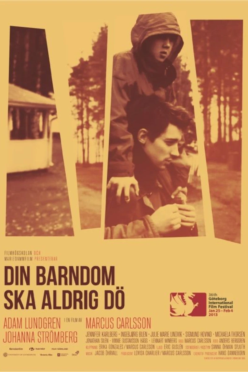 Din barndom ska aldrig dö Poster